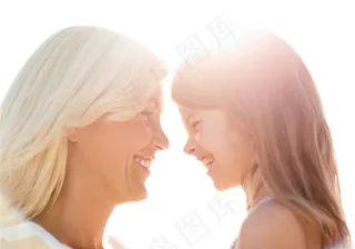 家庭美女母爱图片