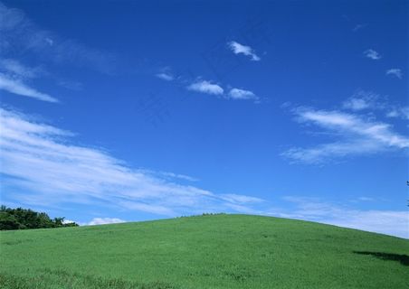 晴空万里干净素材