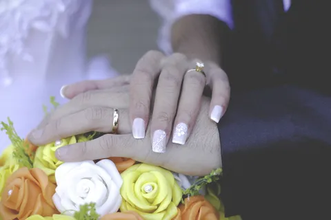 结婚美甲图片 结婚美甲图片