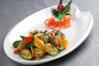 川菜湘菜高清菜谱 清爽大虾球