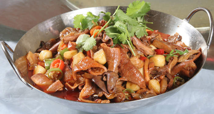 干锅牛杂