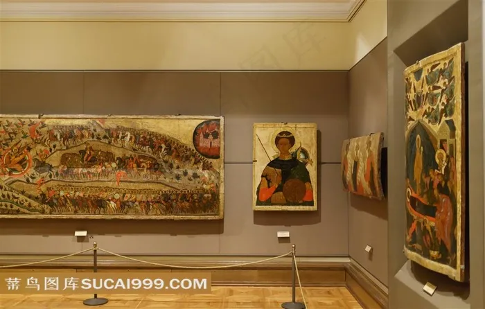 世界著名画廊古俄罗斯圣像展厅