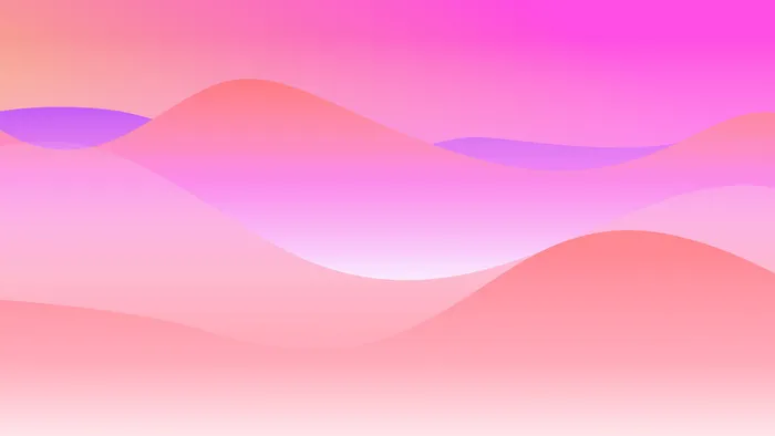 极简剪纸波浪弥散光渐变背景图