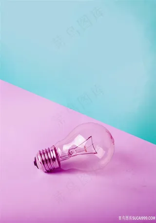 蓝色粉色清新创意图