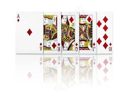 扑克牌顺子图片