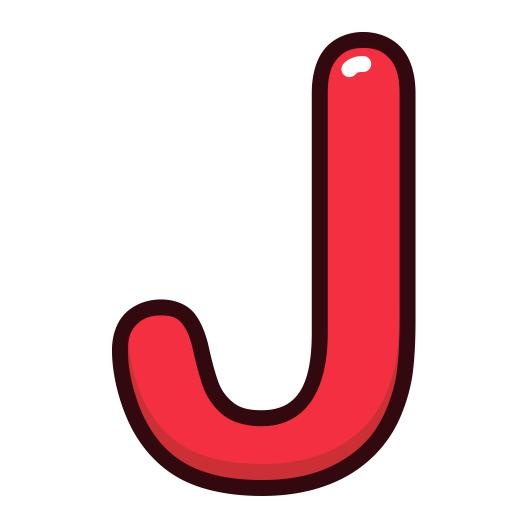 字母J PNG免抠(512x512)
