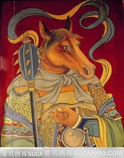 神话人物马面门神 神话人物马面门神