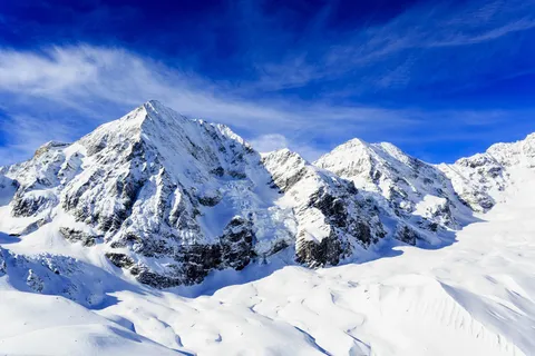 美丽的冬天雪山 美丽的冬天雪山