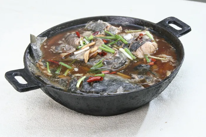 铁锅三种鱼