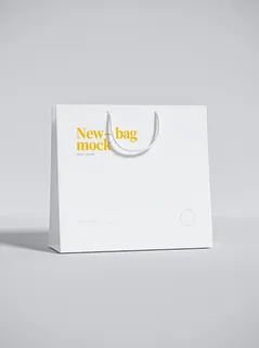 白色手提袋样机