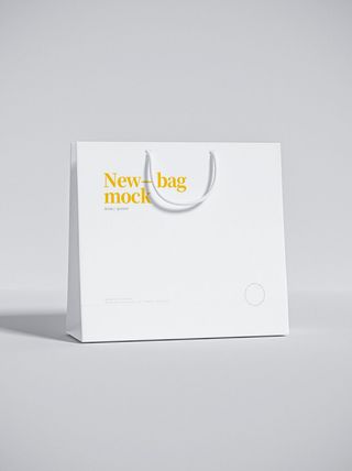 白色手提袋样机