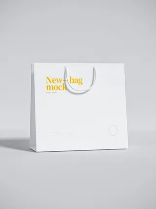白色手提袋样机