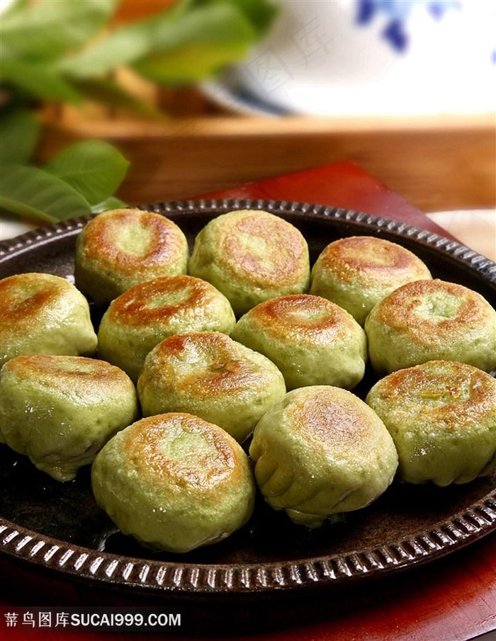 翡翠煎包的美食图片
