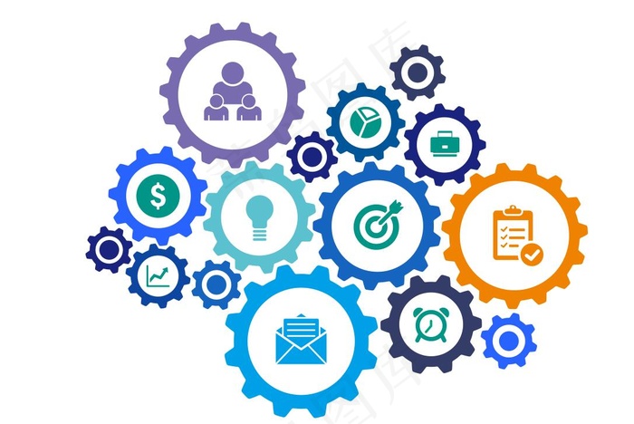 齿轮造型文化墙