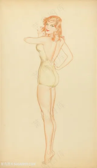 美人图唯美性感美女装饰画