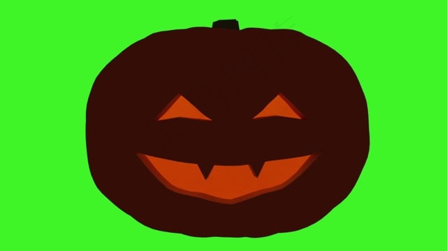 万圣节, 背景, 捣蛋, 南瓜, 绿色屏幕