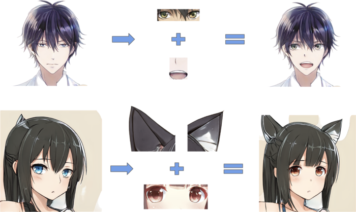 男孩女孩素材卡通