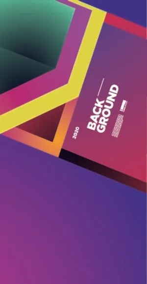 炫彩几何图形背景 几何艺术设计