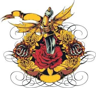 彩色纹身 PNG免抠