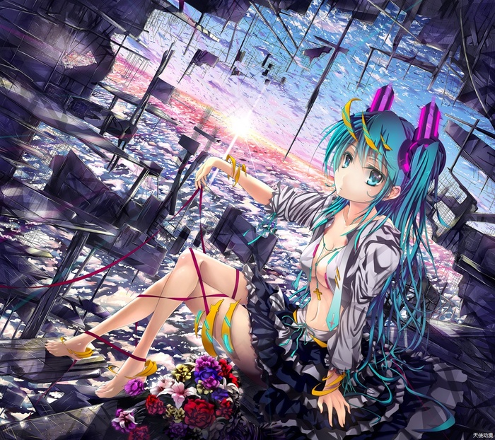 738动漫场景 下少女