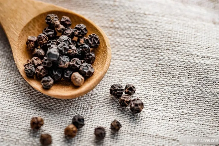 晒干的花椒摄影