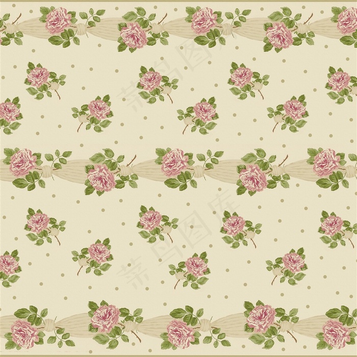 古典花纹底纹墙纸背景高清图片