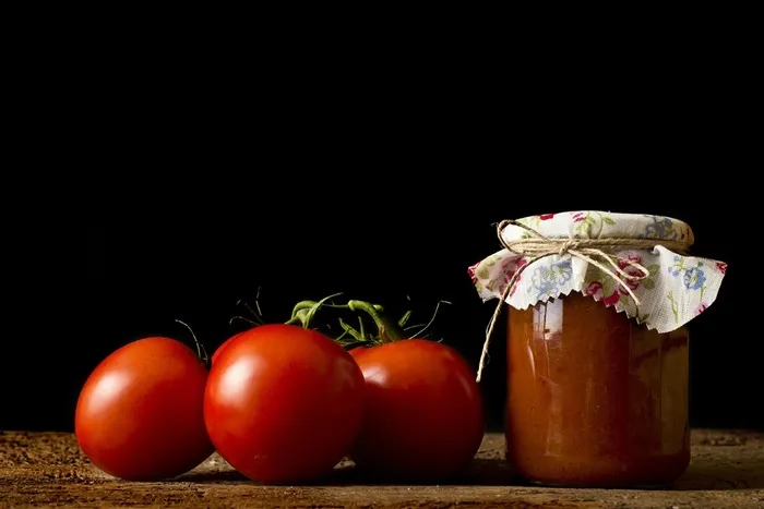 番茄和番茄酱图片下载