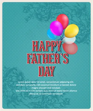 父亲节英文艺术字