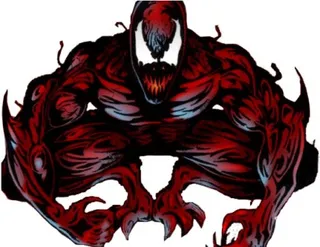 坐着的毒液 PNG免抠