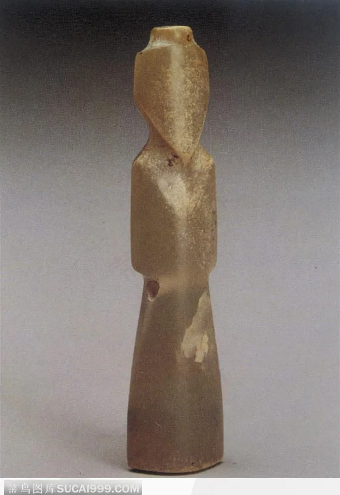 中华传统玉器-褐色武士