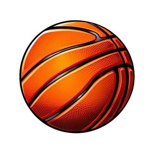 卡通篮球元素