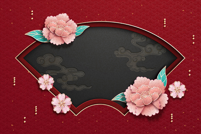 中式传统新年春节矢量素材