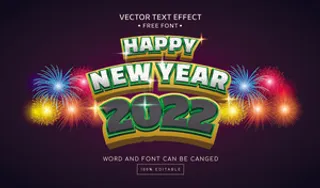 设计新年 2022  装饰素材