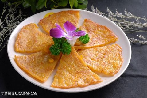 玉米煎饼的美食图片