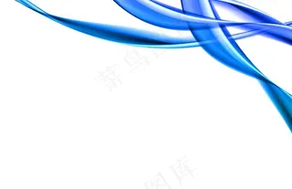 动感蓝色曲线背景高清图片