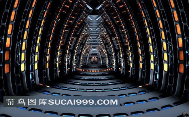 高科技的豪华厅堂