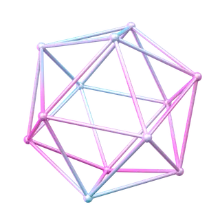 电商几何立体装饰晶体漂浮模型免扣素材