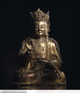 传统工艺-镀金的唐曾佛像 传统工艺-镀金的唐曾佛像