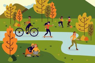 扁平化人物场景办公互联网等距ai矢量设计网页海报UI素材插画