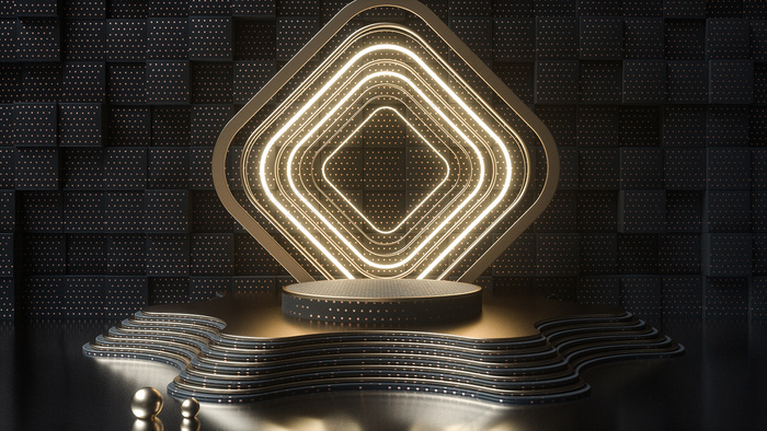 C4D电商场景模型渲染背景