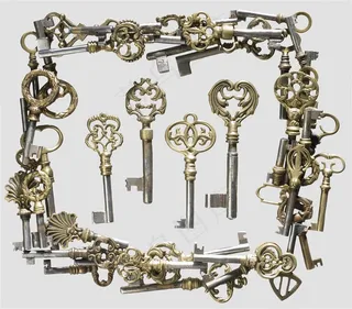 超好看的古代钥匙