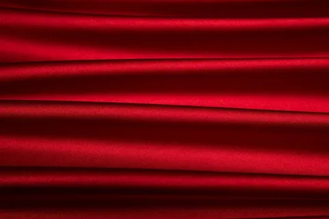 横向褶皱红色丝绸背景素材