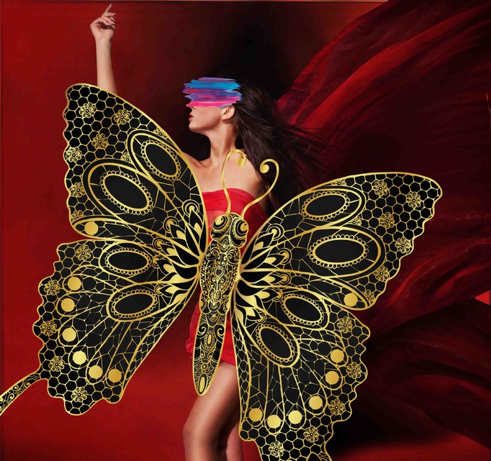 北欧美女装饰画  