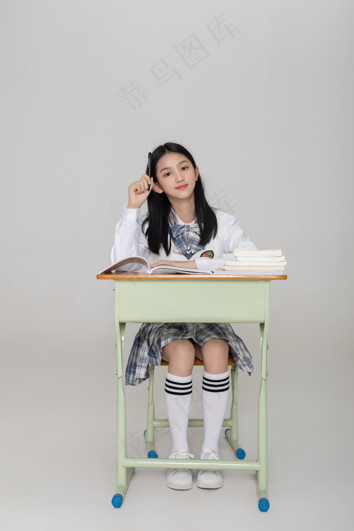 清新唯美可爱的女孩摄影图片