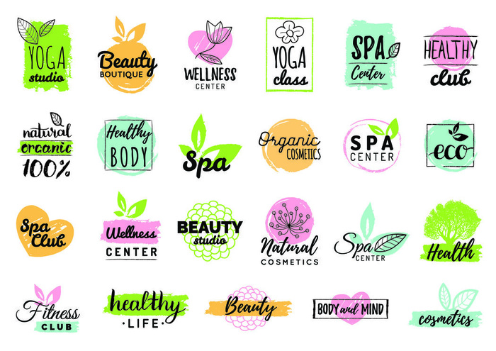 手绘Logo标志素材