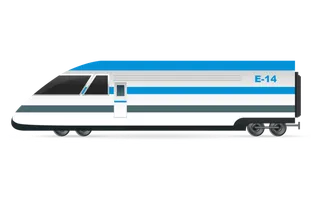 高铁列车动车动画免扣素材PNG