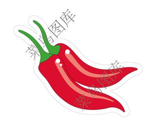 红辣椒矢量图