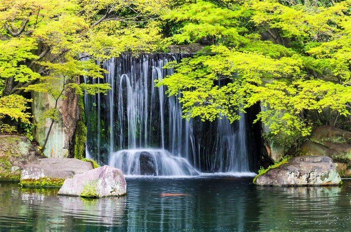 高清唯美瀑布风景图片