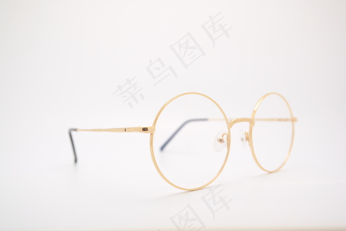 金丝圆框眼镜图片