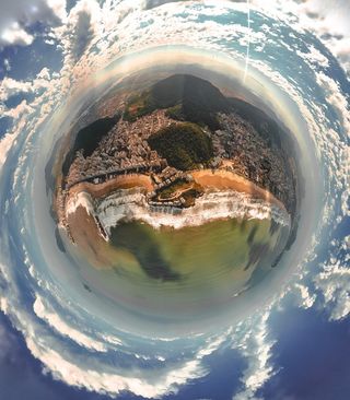 元宇宙世界天空背景风景